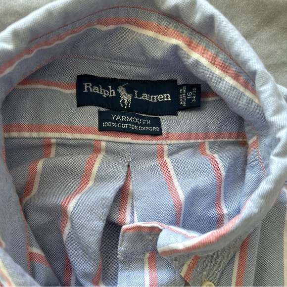 Ralph Lauren Yarmouth Striped Button Down Shirts - Picture 6 of 8